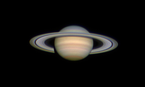 la planète Saturne, en mars 2007
